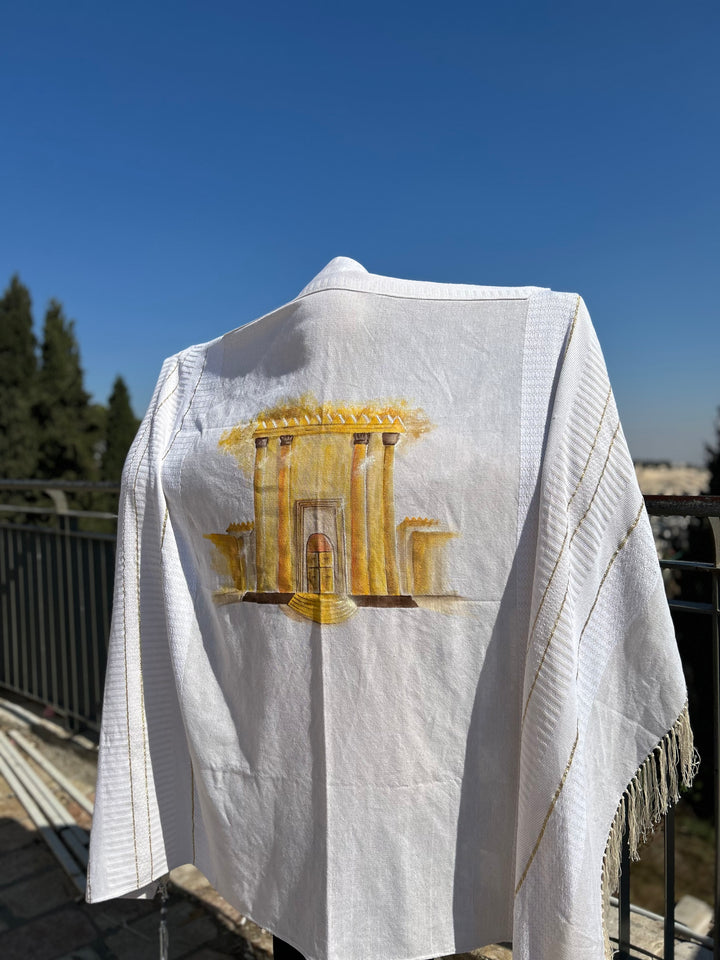 Handmade tallit - Mishkan
