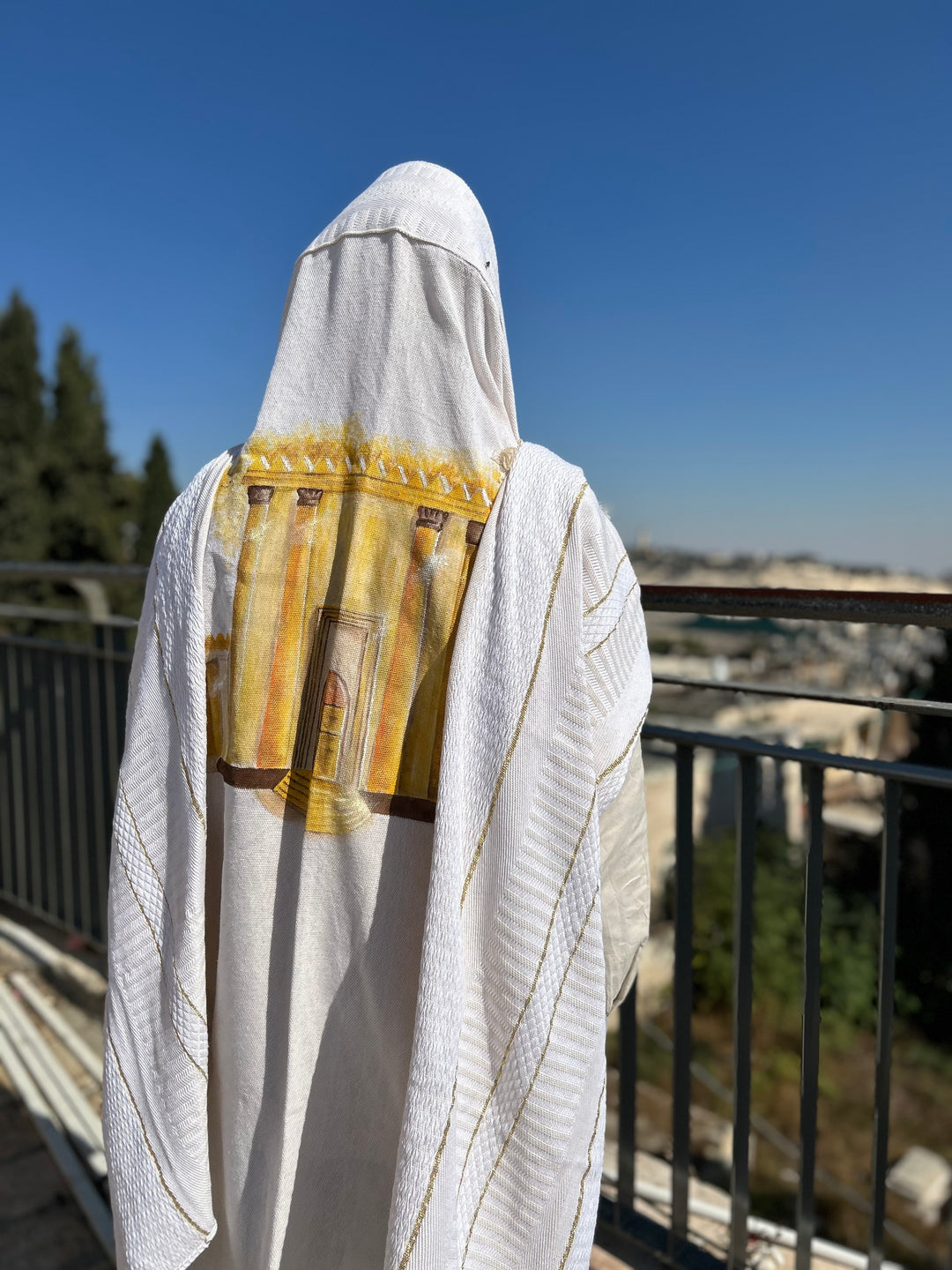Handmade tallit - Mishkan