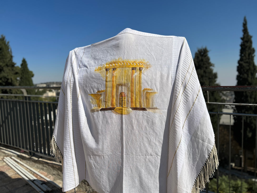 Handmade tallit - Mishkan