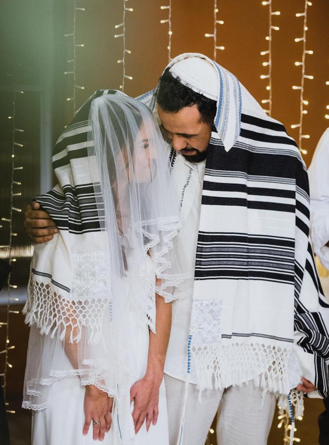 Handmade Wool/Cotton Tallit - Yemenite