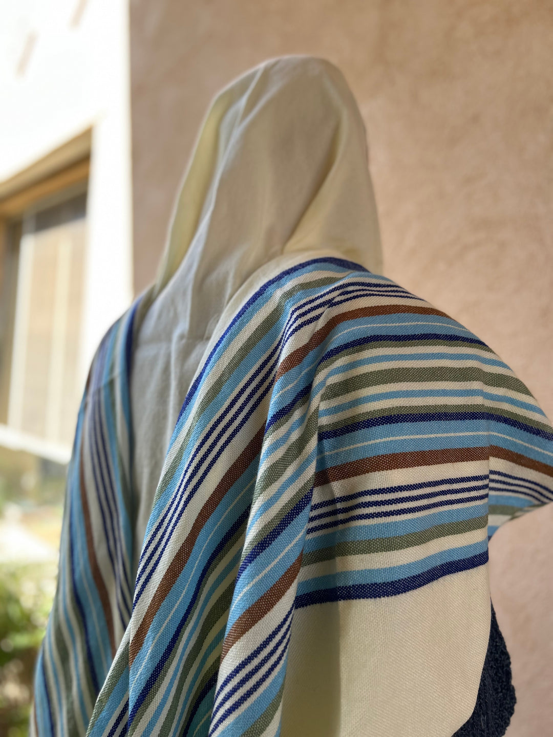 Handmade Wool tallit - Rotem