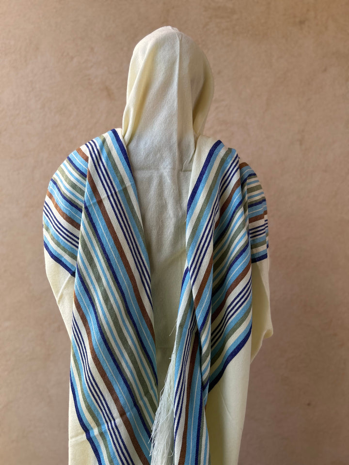 Handmade Wool tallit - Rotem