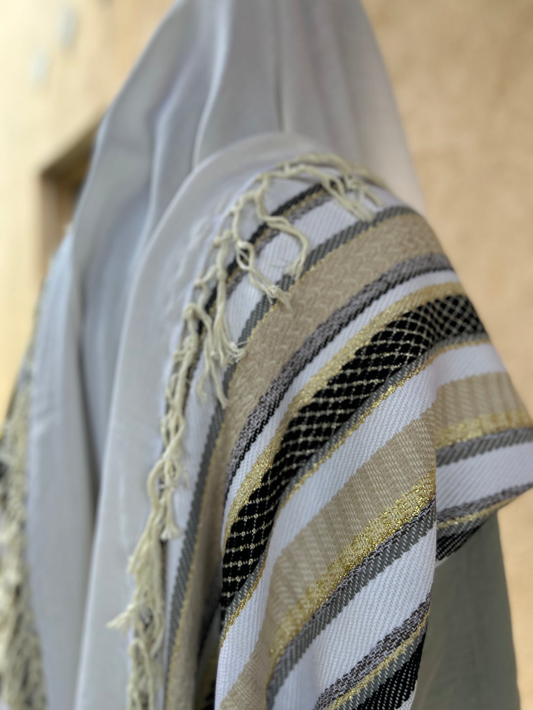 Handmade Wool tallit - Daniel