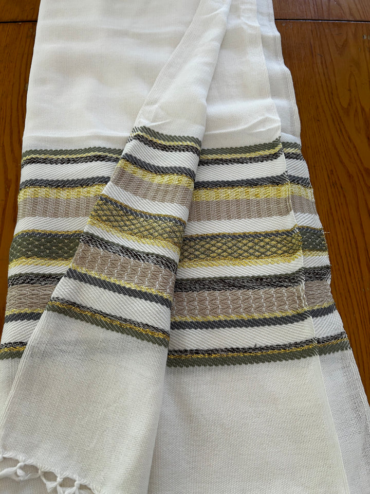 Handmade Wool tallit - Kerem