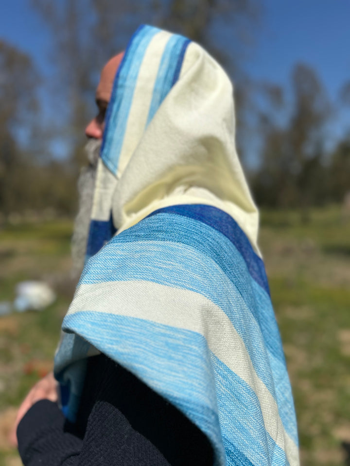 Handmade Wool tallit - Meron