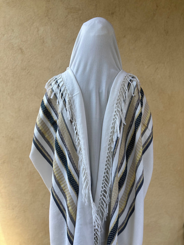 Handmade Wool tallit - Shlomo