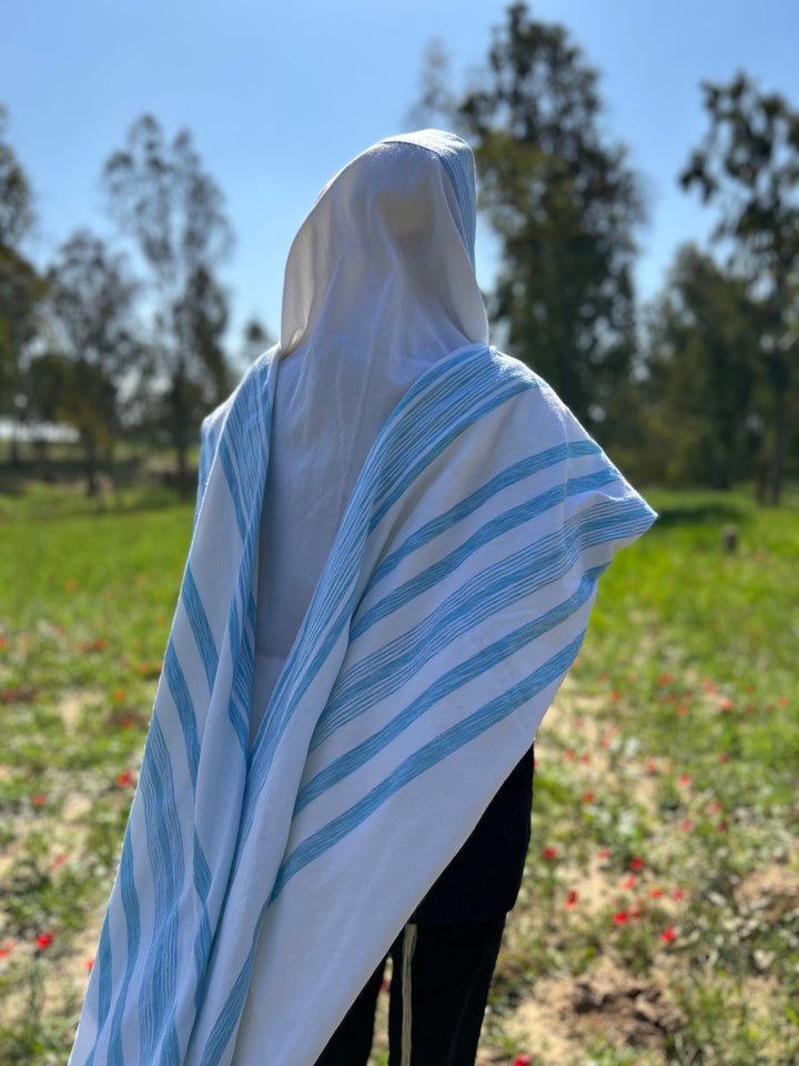 Handmade Wool tallit - Dolev