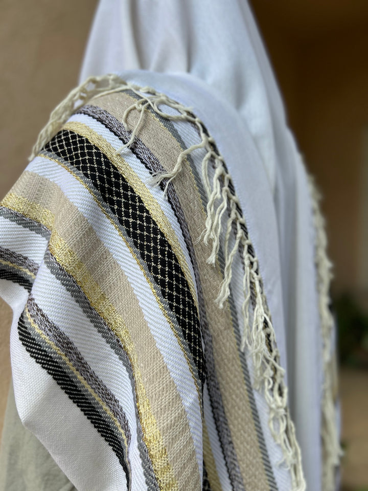 Handmade Wool tallit - Daniel