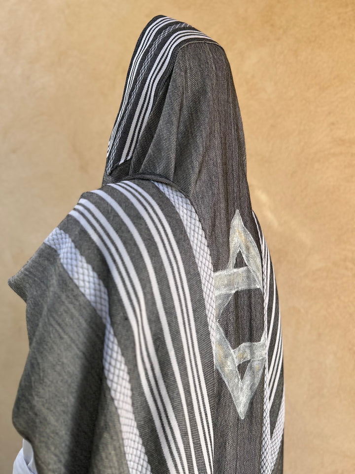 Handmade Wool tallit - Yehuda
