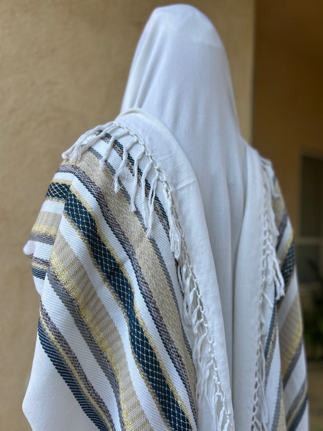 Handmade Wool tallit - Shlomo