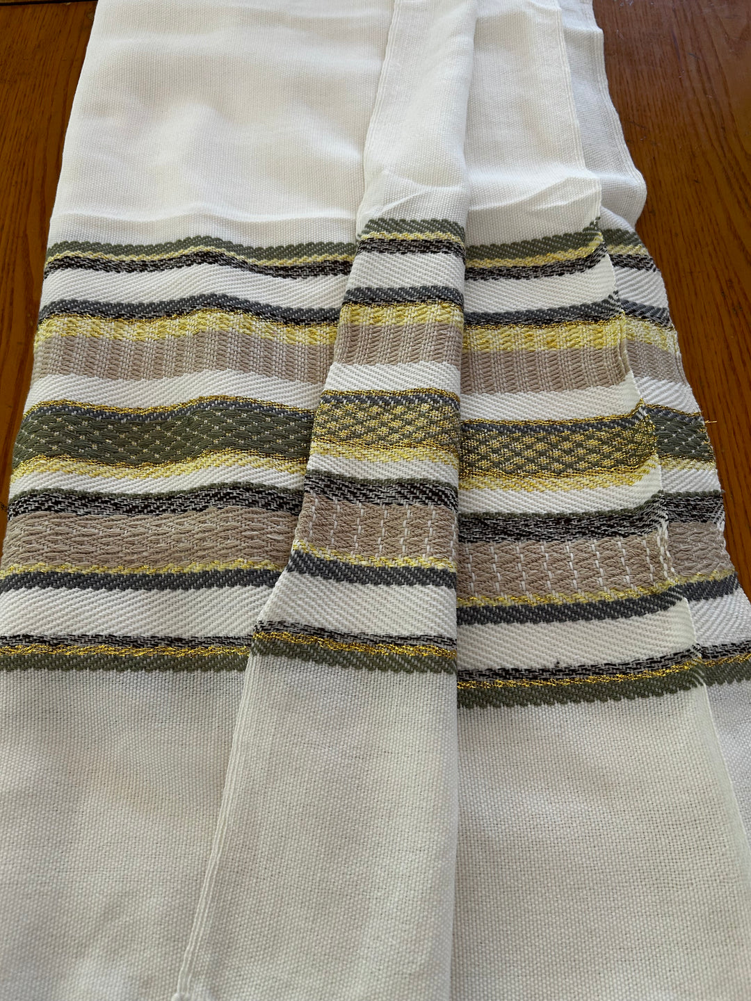 Handmade Wool tallit - Kerem