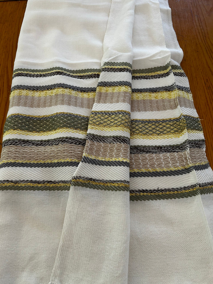 Handmade Wool tallit - Kerem