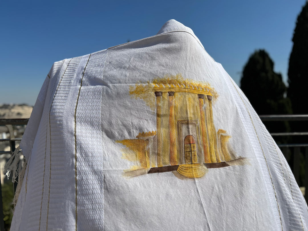 Handmade tallit - Mishkan