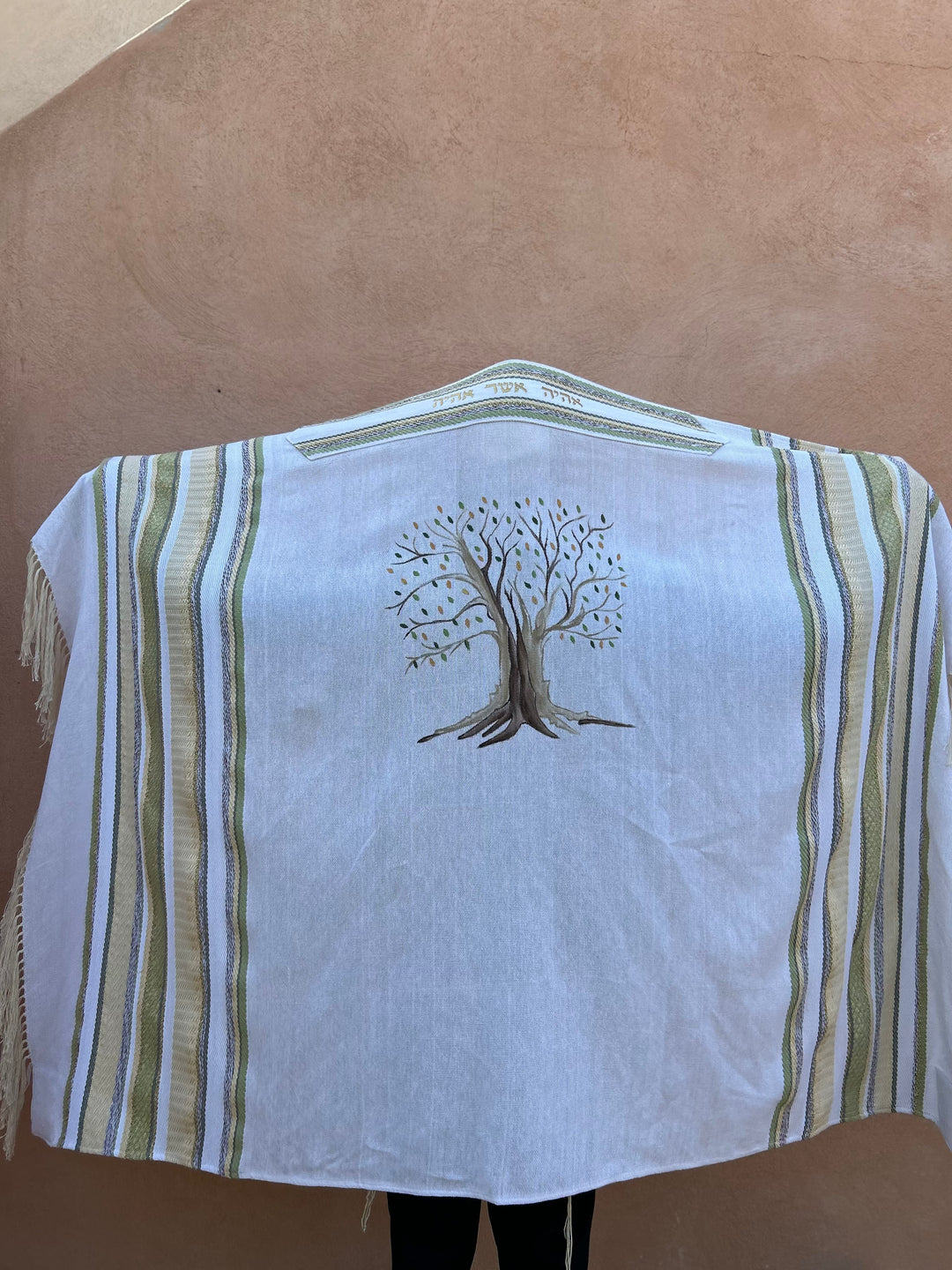 Handmade Tallit - Gefen with Tree of Life