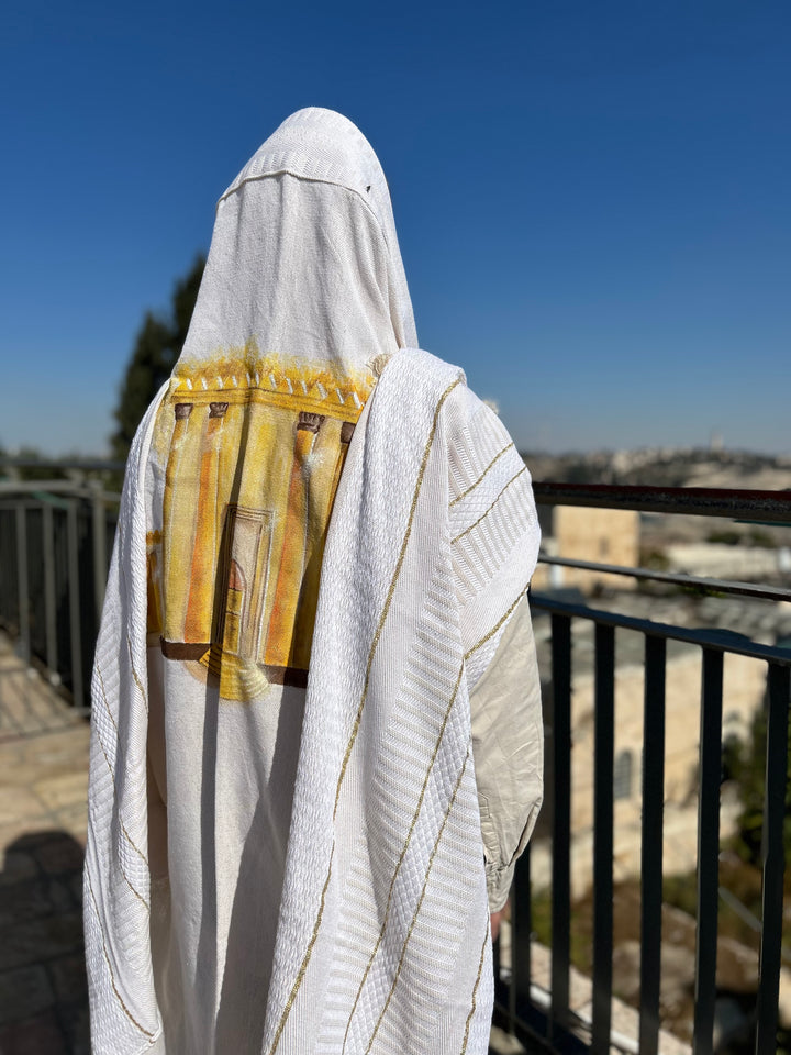Handmade tallit - Mishkan