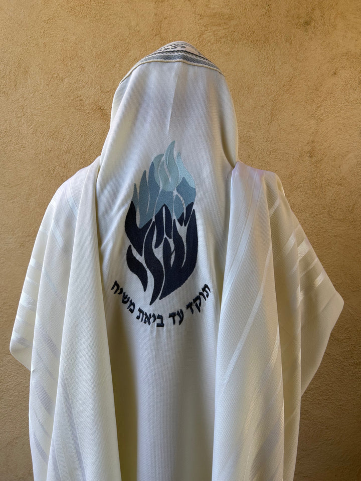 Wool/Cotton Tallit - Breslev