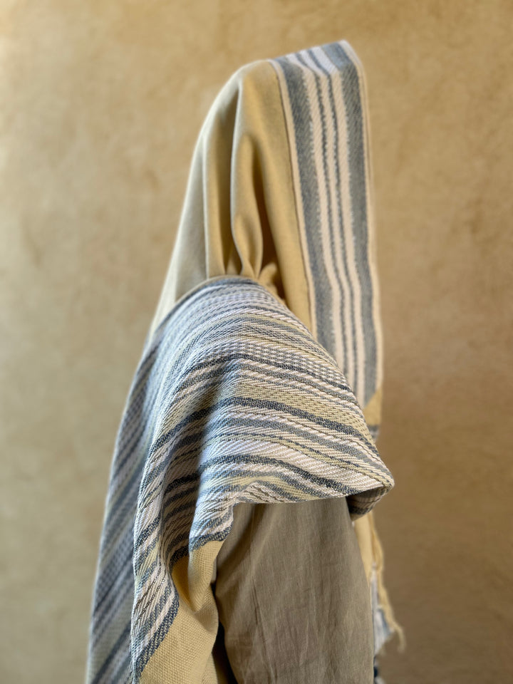 Handmade Tallit - Shamayim/Sky