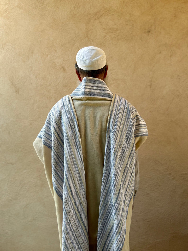 Handmade Tallit - Shamayim/Sky