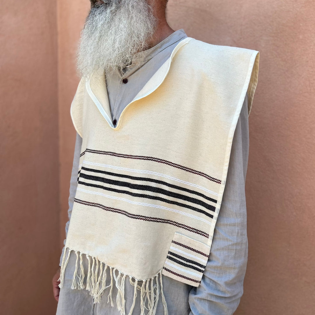 Handmade Tallit Katan, Cotton Tallit for Men