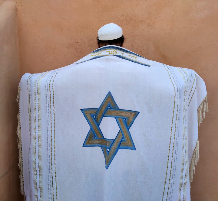 Handmade Tallit - Hermon with Star of David
