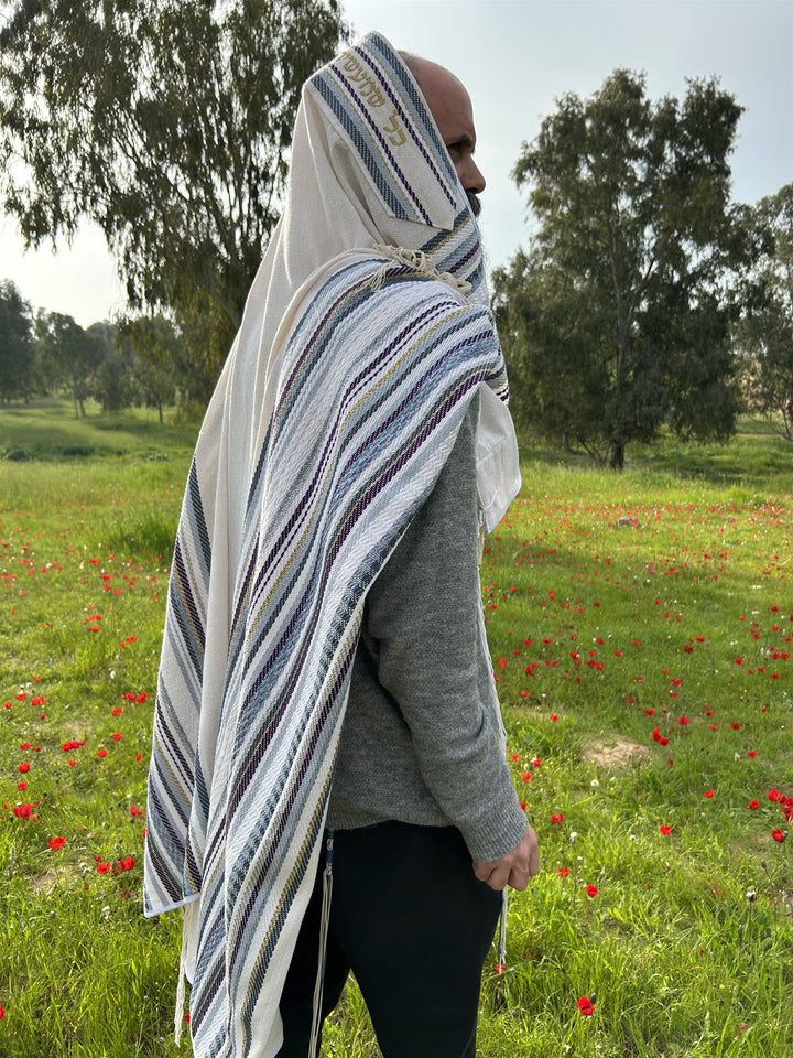 Jewish Gift, Israeli Tallit, Woven Tallit Set, Tallit For Man, Custom Tallit, Jewish Prayer Shawl, Jewish Wedding Prayer Shawl, Tallis Talit