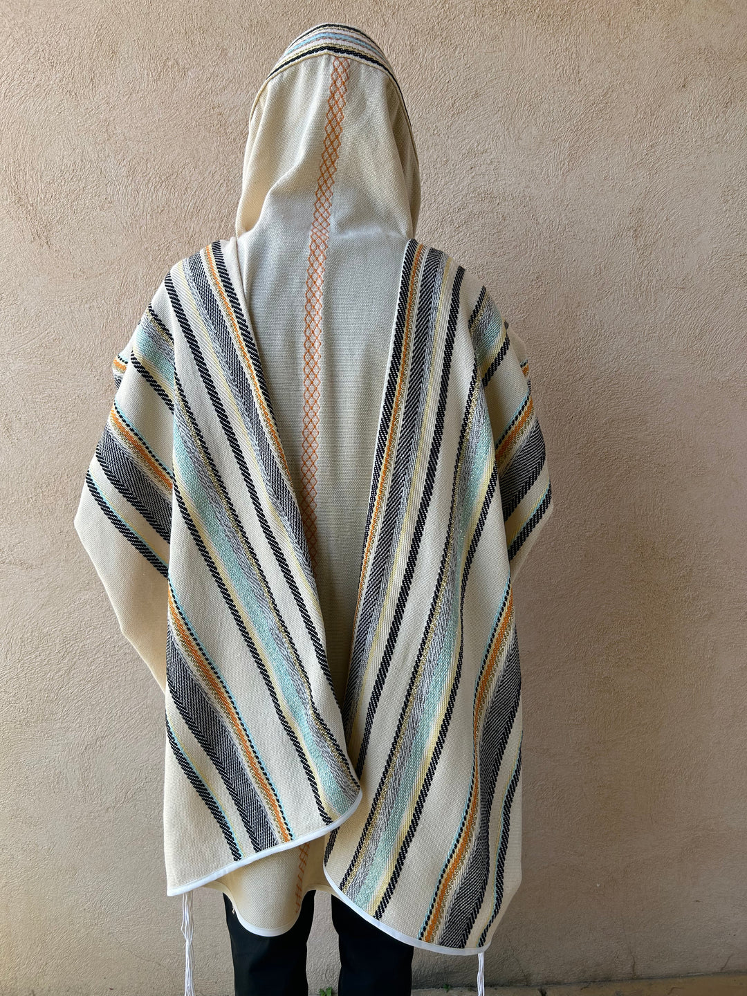Tallit For Man, Jewish Gift, High Holidays, Jewish Prayer Shawl, Handwoven Tallit, Cotton Tallit, Wedding Tallit Set, White Prayer Shawl