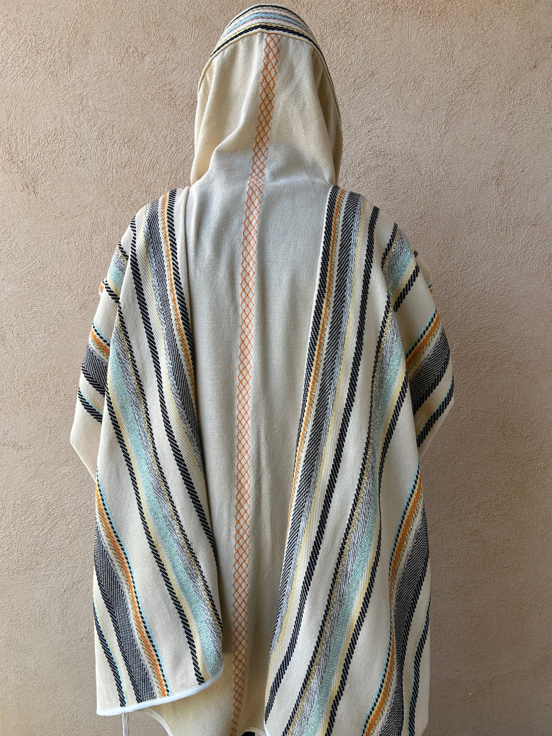 Tallit For Man, Jewish Gift, High Holidays, Jewish Prayer Shawl, Handwoven Tallit, Cotton Tallit, Wedding Tallit Set, White Prayer Shawl