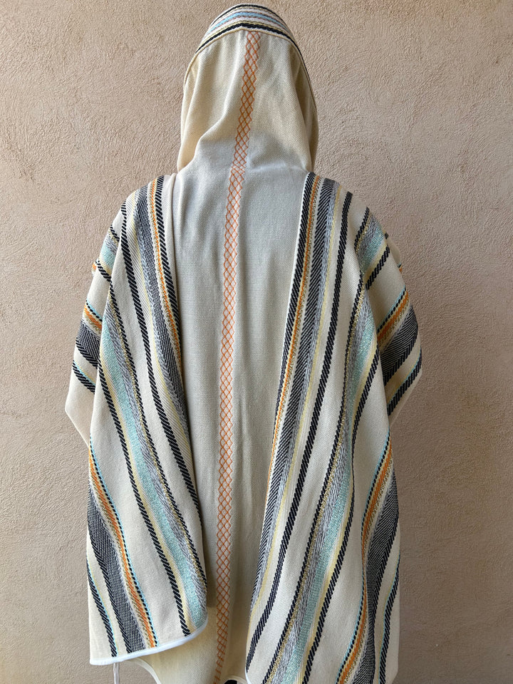 Tallit For Man, Jewish Gift, High Holidays, Jewish Prayer Shawl, Handwoven Tallit, Cotton Tallit, Wedding Tallit Set, White Prayer Shawl
