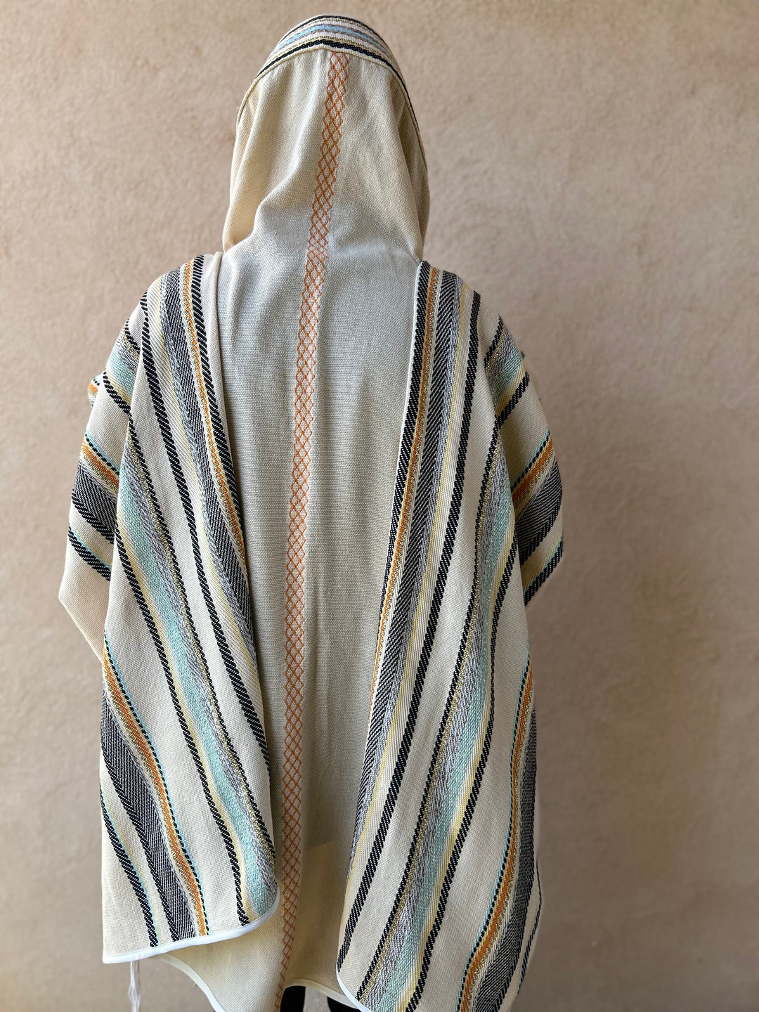 Tallit For Man, Jewish Gift, High Holidays, Jewish Prayer Shawl, Handwoven Tallit, Cotton Tallit, Wedding Tallit Set, White Prayer Shawl