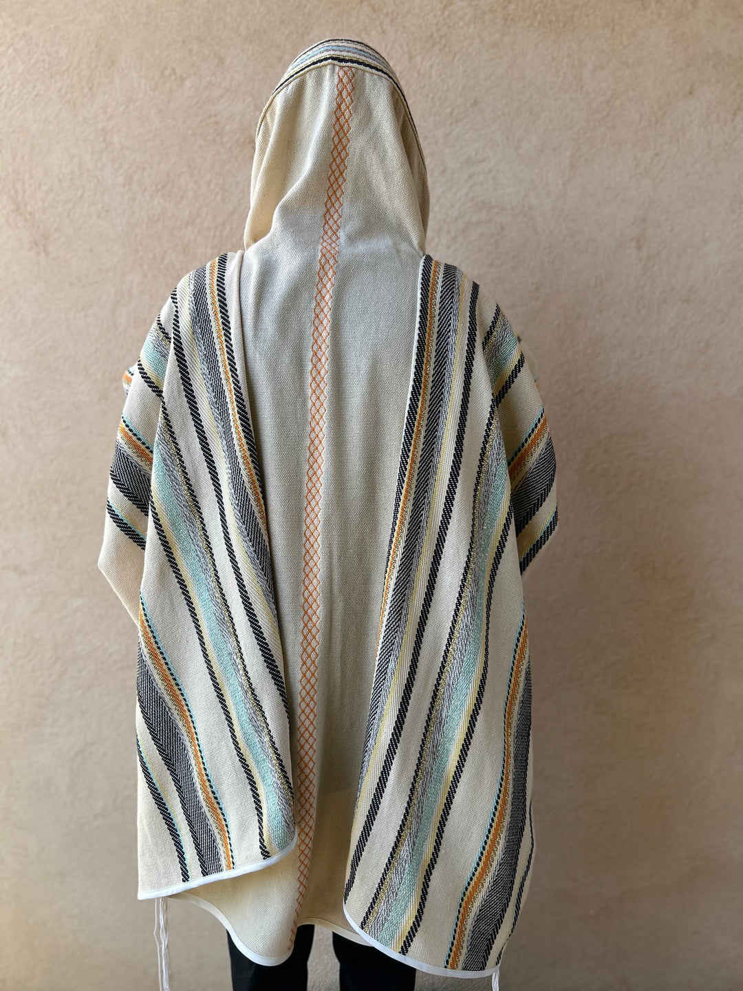 Tallit For Man, Jewish Gift, High Holidays, Jewish Prayer Shawl, Handwoven Tallit, Cotton Tallit, Wedding Tallit Set, White Prayer Shawl