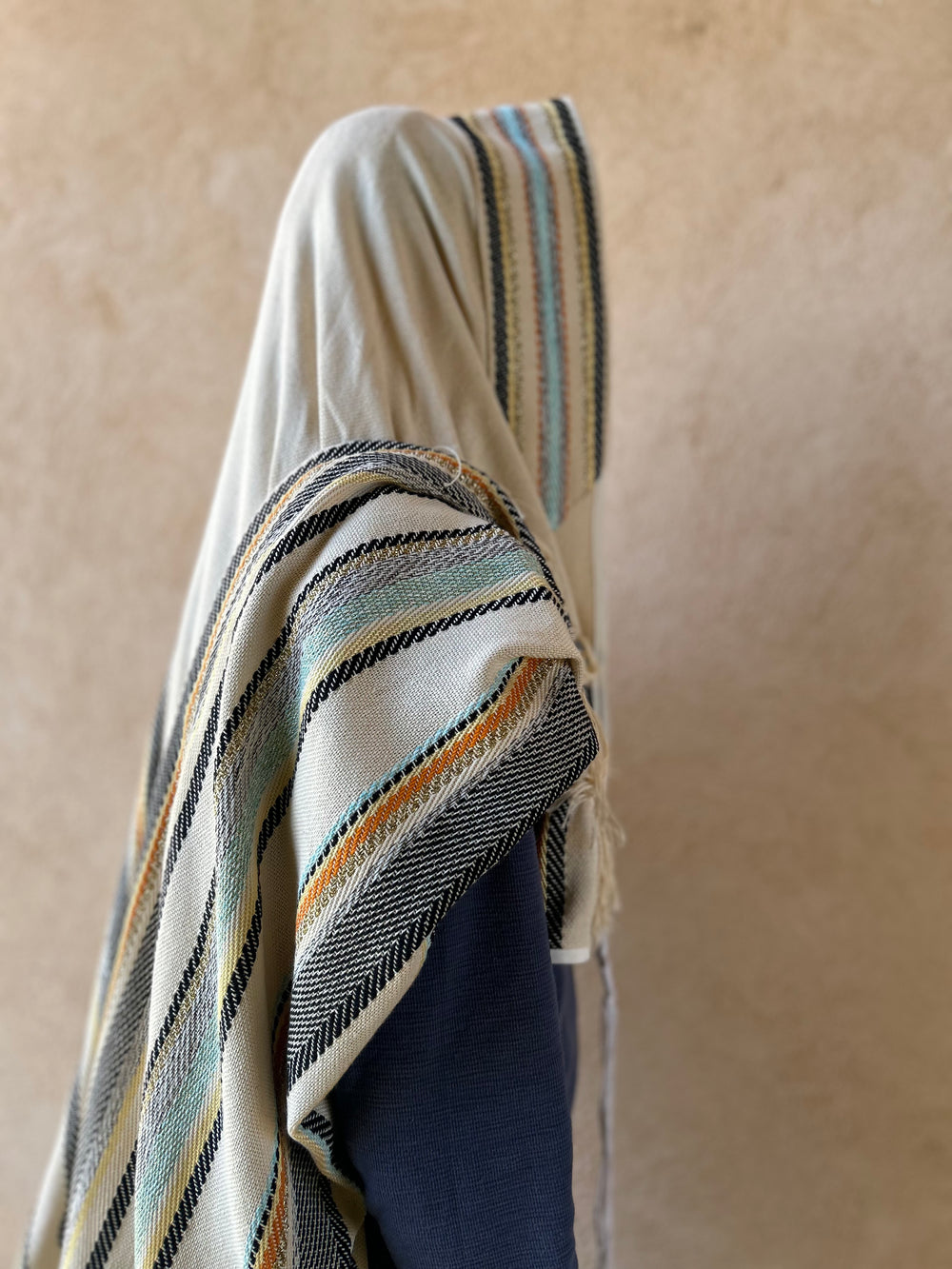 Tallit For Man, Jewish Gift, High Holidays, Jewish Prayer Shawl, Handwoven Tallit, Cotton Tallit, Wedding Tallit Set, White Prayer Shawl