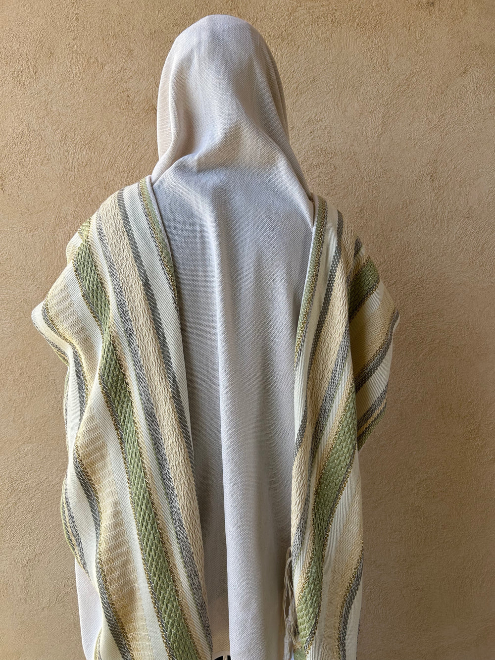 Wedding Tallit Set, Tallit For Man, Jewish Gift Judaica, High Holidays, Jewish Prayer Shawl, Handwoven Tallit Cotton, White Prayer Shawl