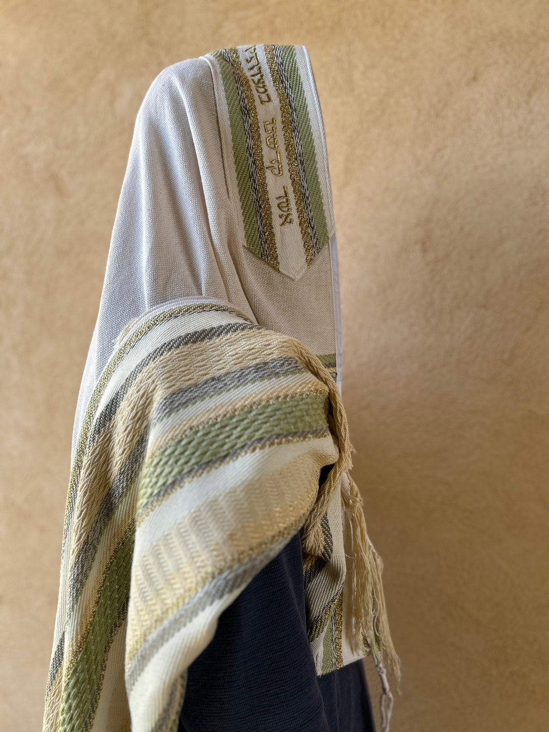 Wedding Tallit Set, Tallit For Man, Jewish Gift Judaica, High Holidays, Jewish Prayer Shawl, Handwoven Tallit Cotton, White Prayer Shawl