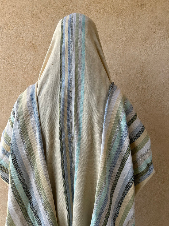 Handmade Tallit - Gan Eden, Blue