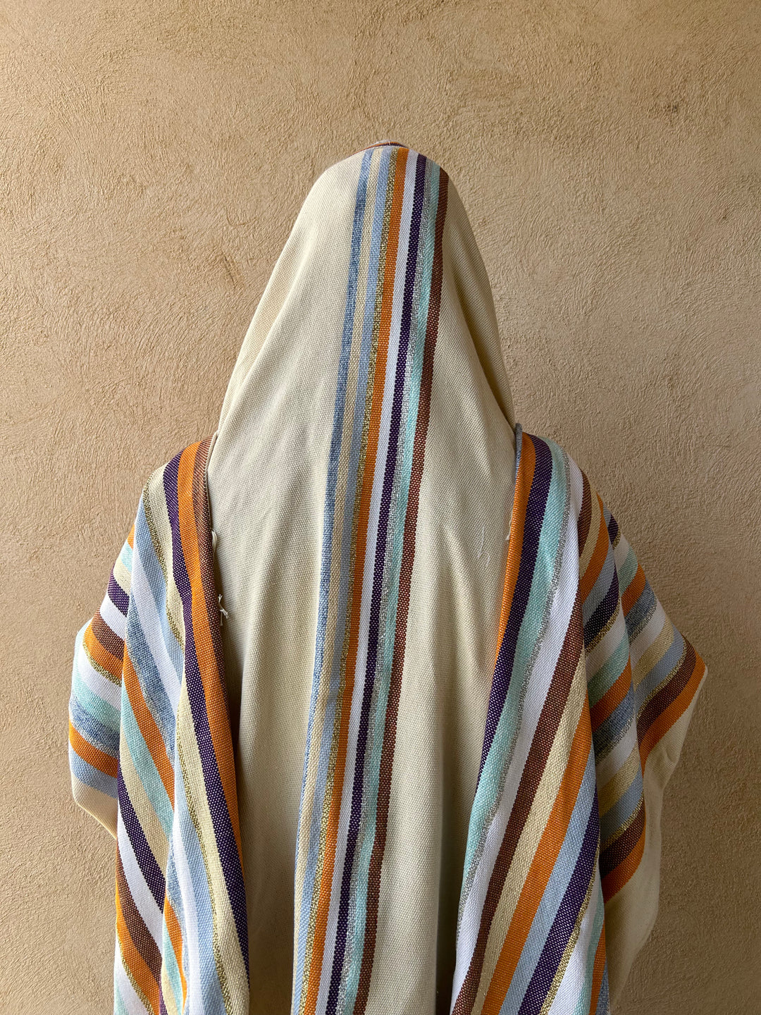 Handmade Tallit - Gan Eden Orange