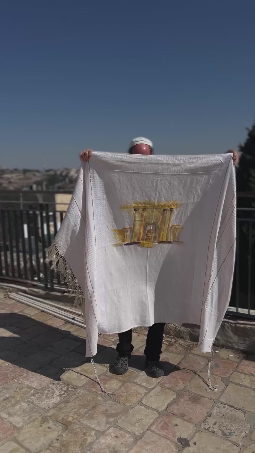 Handmade tallit - Mishkan