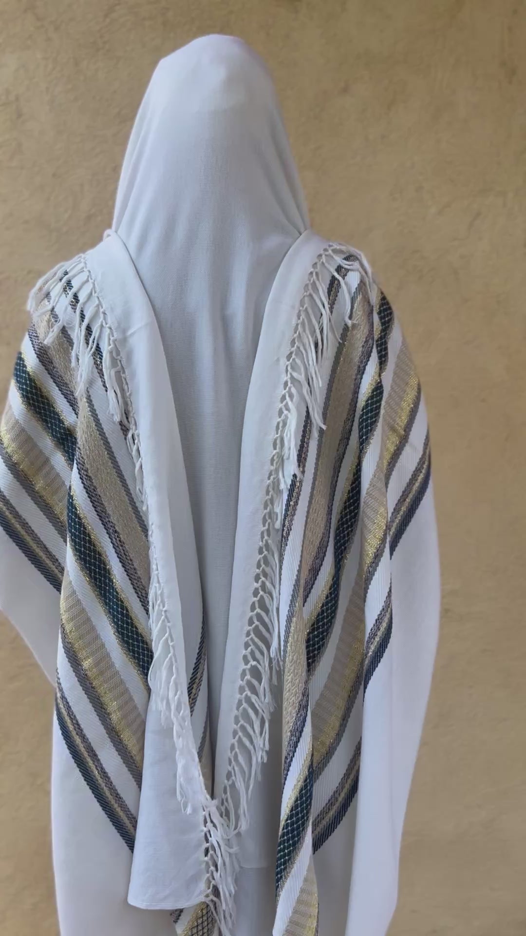 Handmade Wool tallit - Shlomo