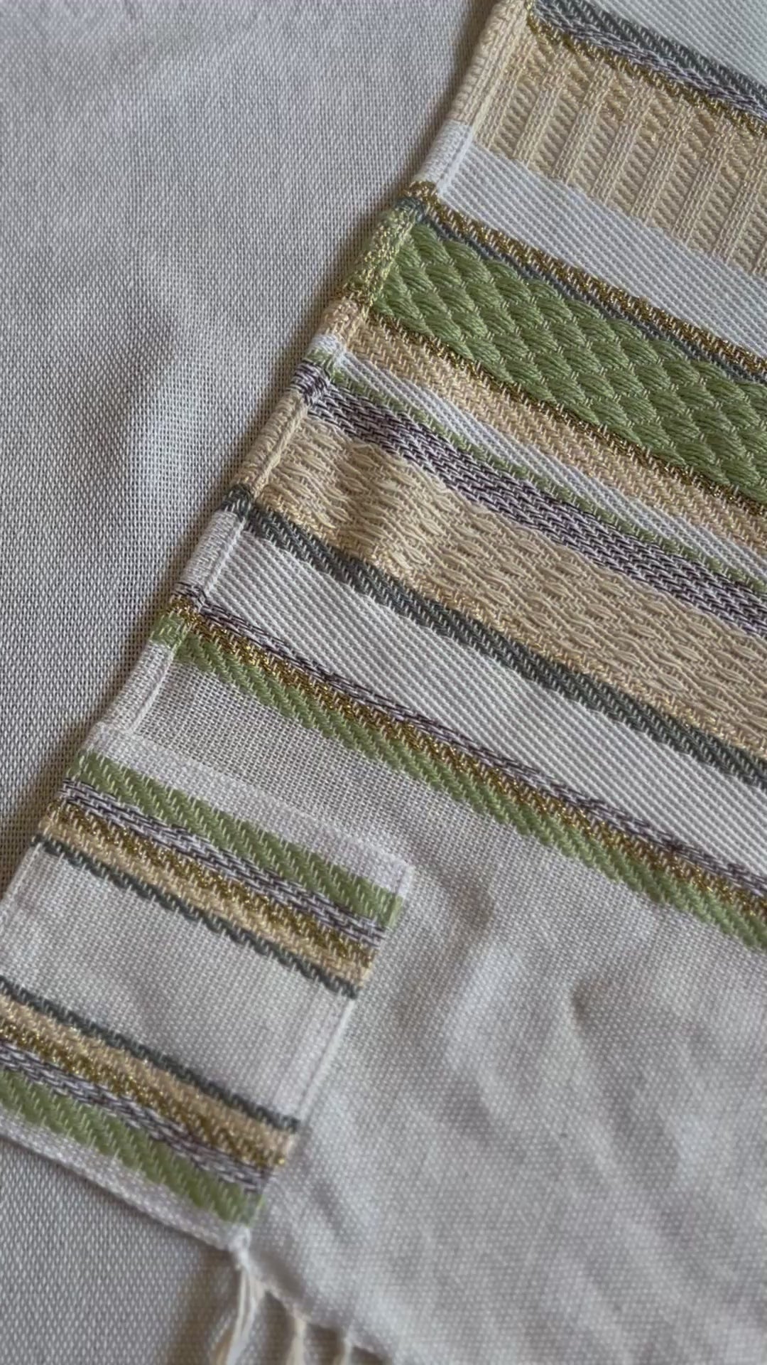 Handmade Tallit - Gefen with Tree of Life