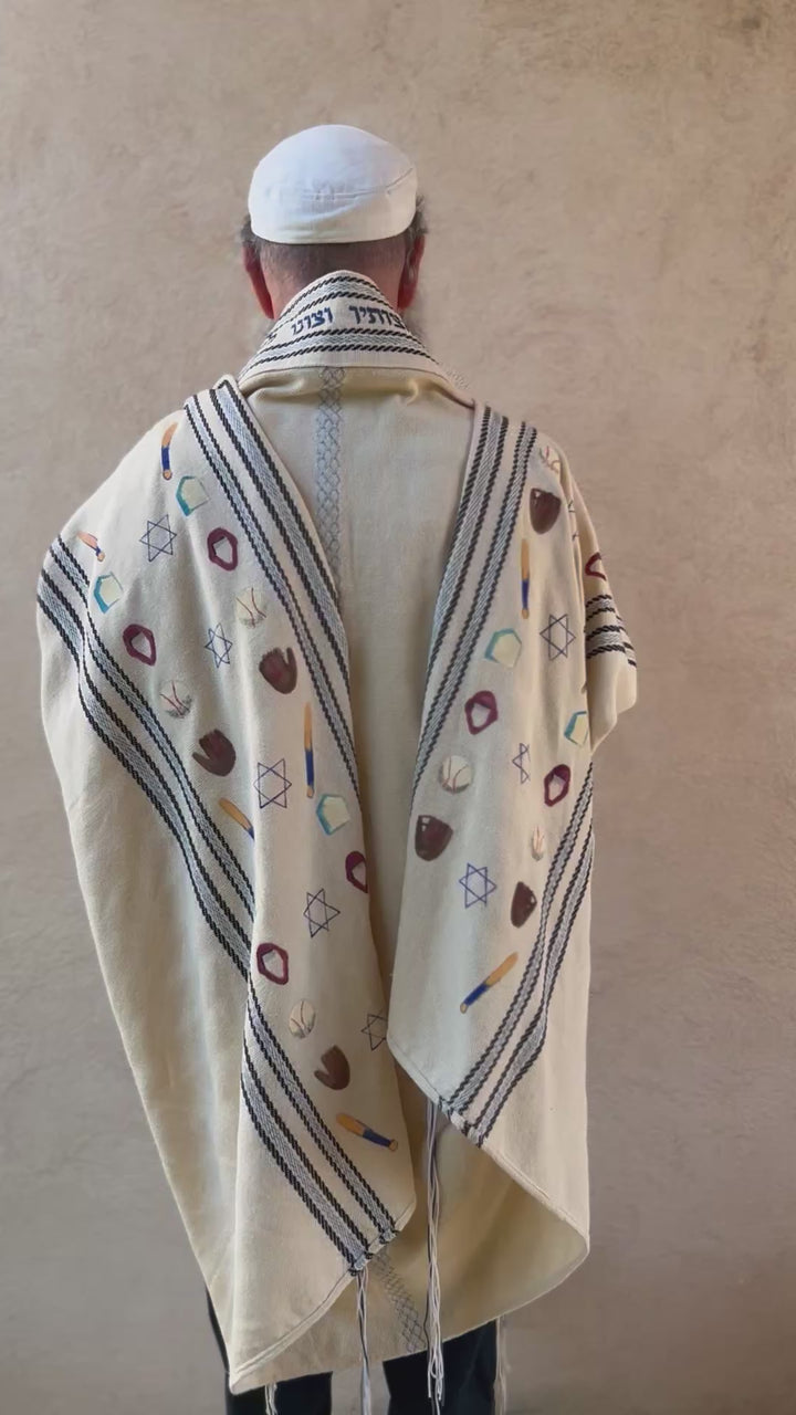 Handmade - Baseball Tallit