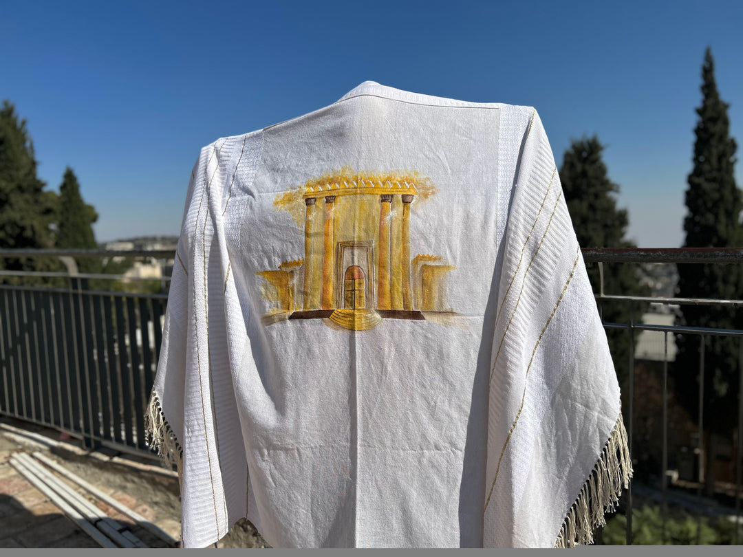 Handmade tallit - Mishkan