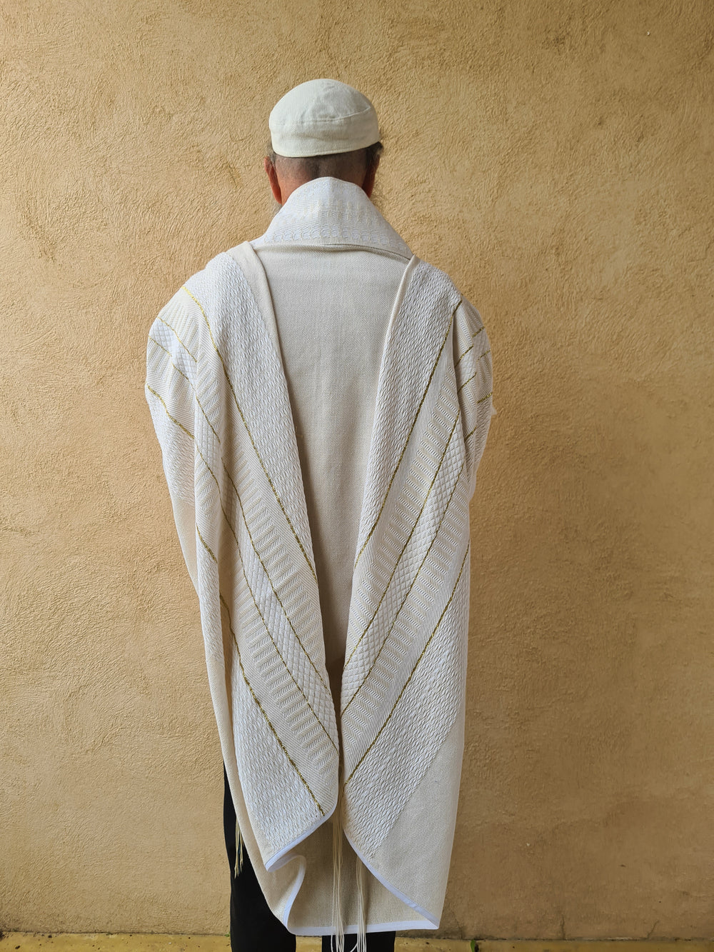 Tallit, Handmade cotton Jewish prayer Shawl for Men,By Tallisman
