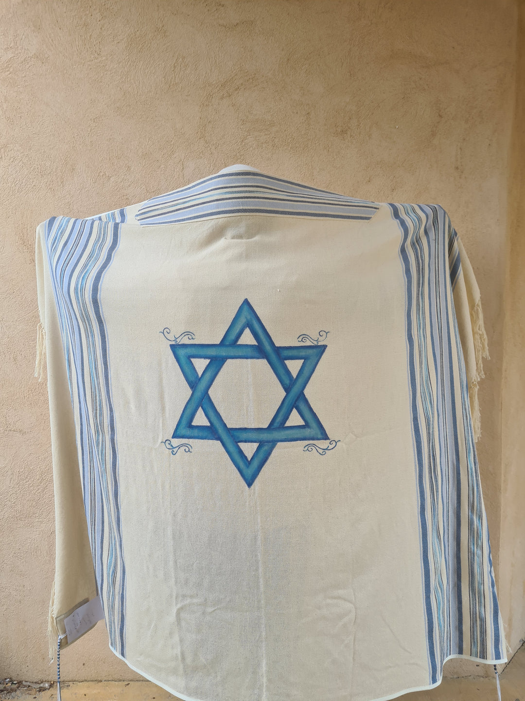 Handmade Tallit - Yonatan with Star of David