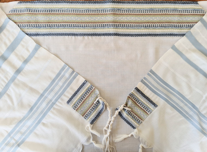 Handmade Wool/Cotton Tallit -Eliya