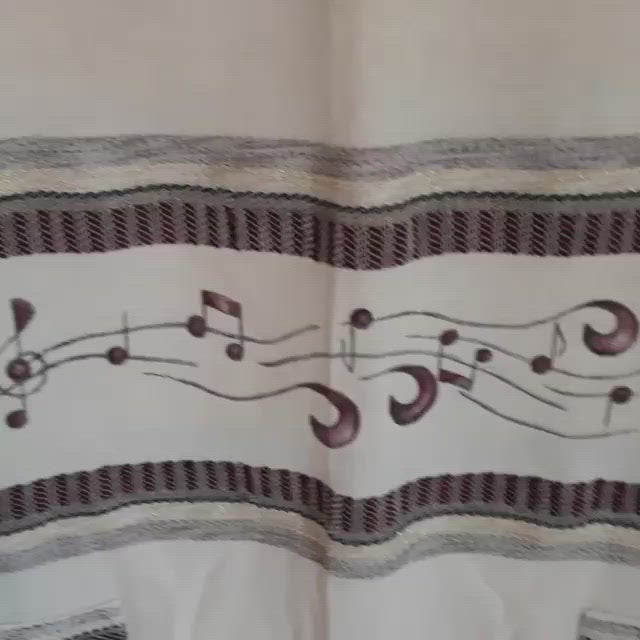 Musical Notes Tallit