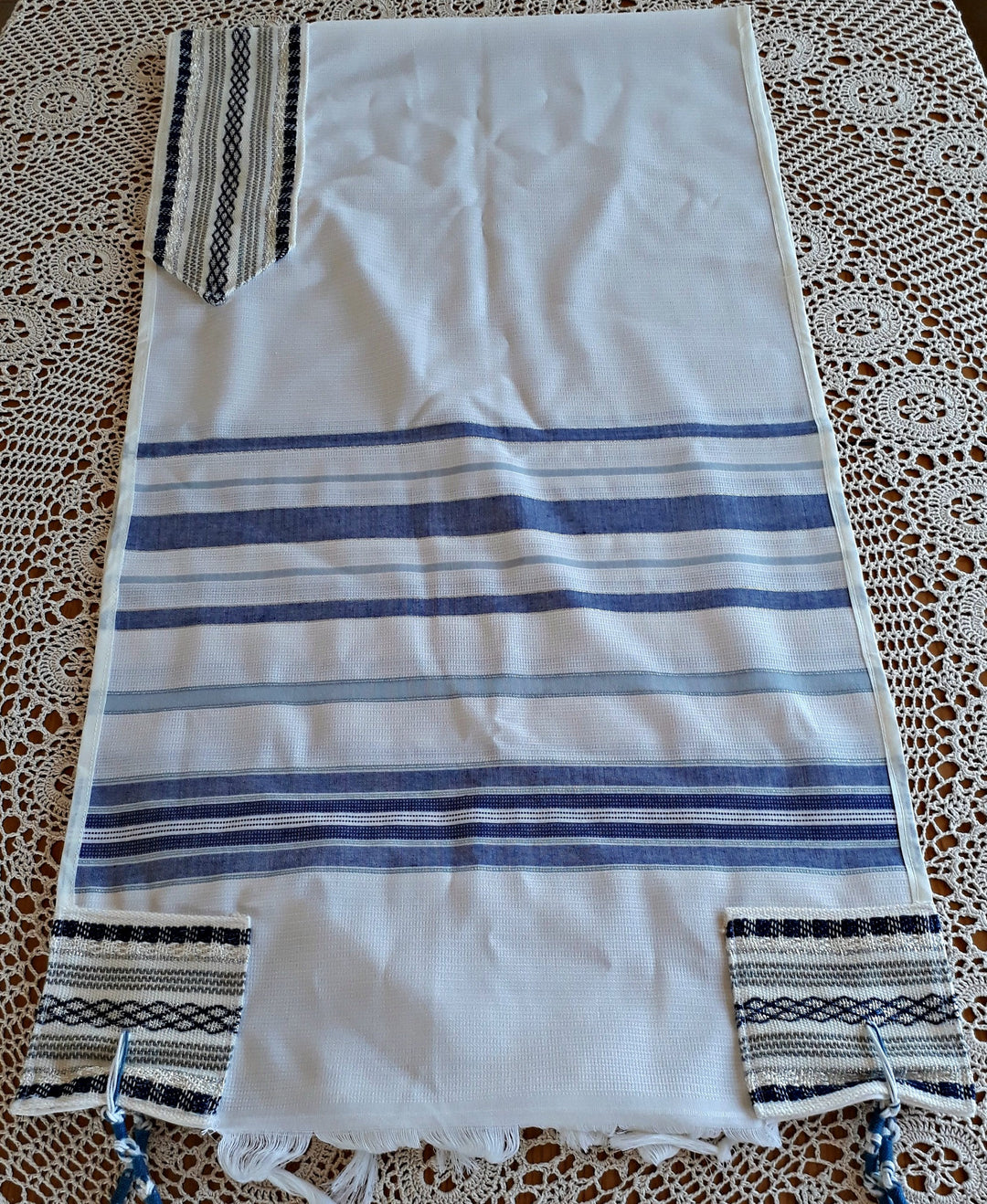 Bar Mitzvah Tallit, Jewish Prayer Shawl, High Holidays, Wool Tallit, Cotton Tallit, Tallit For Boy, Tallis Set, White Prayer Shawl, Talit