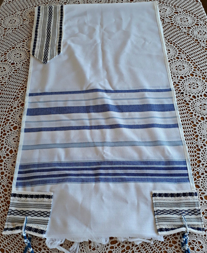 Bar Mitzvah Tallit, Jewish Prayer Shawl, High Holidays, Wool Tallit, Cotton Tallit, Tallit For Boy, Tallis Set, White Prayer Shawl, Talit