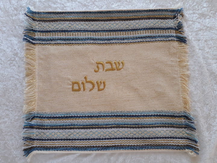 Housewarming Gift, New Home Gift, Handmade Gift, Judaica, Bread Cover, Shabat Shalom, Jewish New House Gift, Challah Cover, Jewish Decor