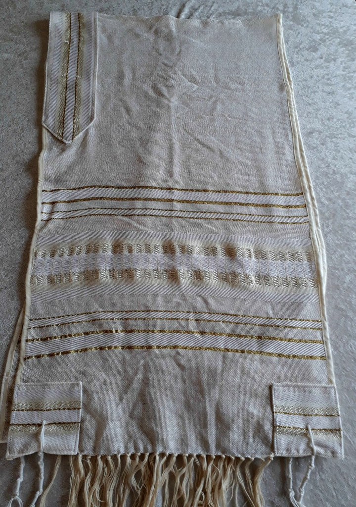 Tallit For Man, Prayer Shawl, Judaica, Talit, Jewish Prayer Shawl, Cotton Tallit, Tallit Set, Tallis, White Prayer Shawl, Jewish Wedding