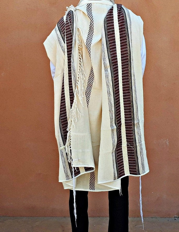 Tallit, Judaica,  Jewish Prayer Shawl, Custom Tallit, Woven Tallit, Cotton Tallit, Tallit For Man, Tallis, White Prayer Shawl, High Holidays