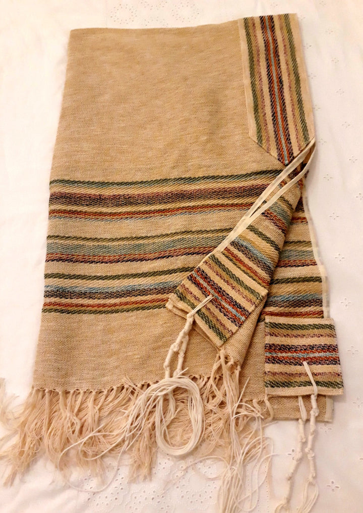 Israeli Tallit, Jewish Prayer Shawl, Handmade Tallit Woven, Cotton Tallit, Wedding Tallit Set, Tallit Man, Judaica Gift Jewish, Bar Mitzvah